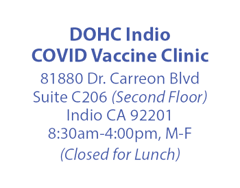 DOHC Indio Covid Clinic